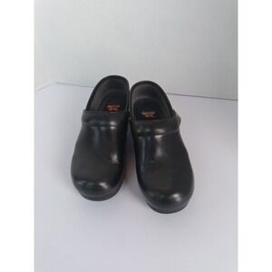 Dansko Leather Clogs Comfort Slip On Shoes Black‎ Size?